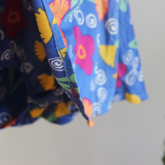 Vintage 1970s Skirted Swimsuit L - Picture 4 of 9